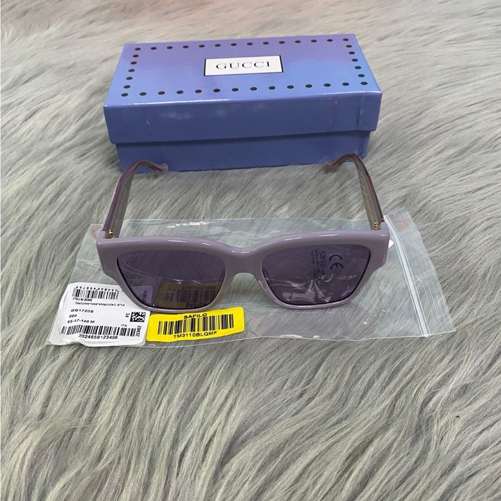 Gucci Lavender Sunglasses with Purple Tint